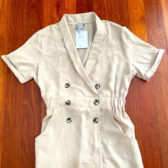 Asos design ‘Tux Midi’ dress - Picture 3 of 10